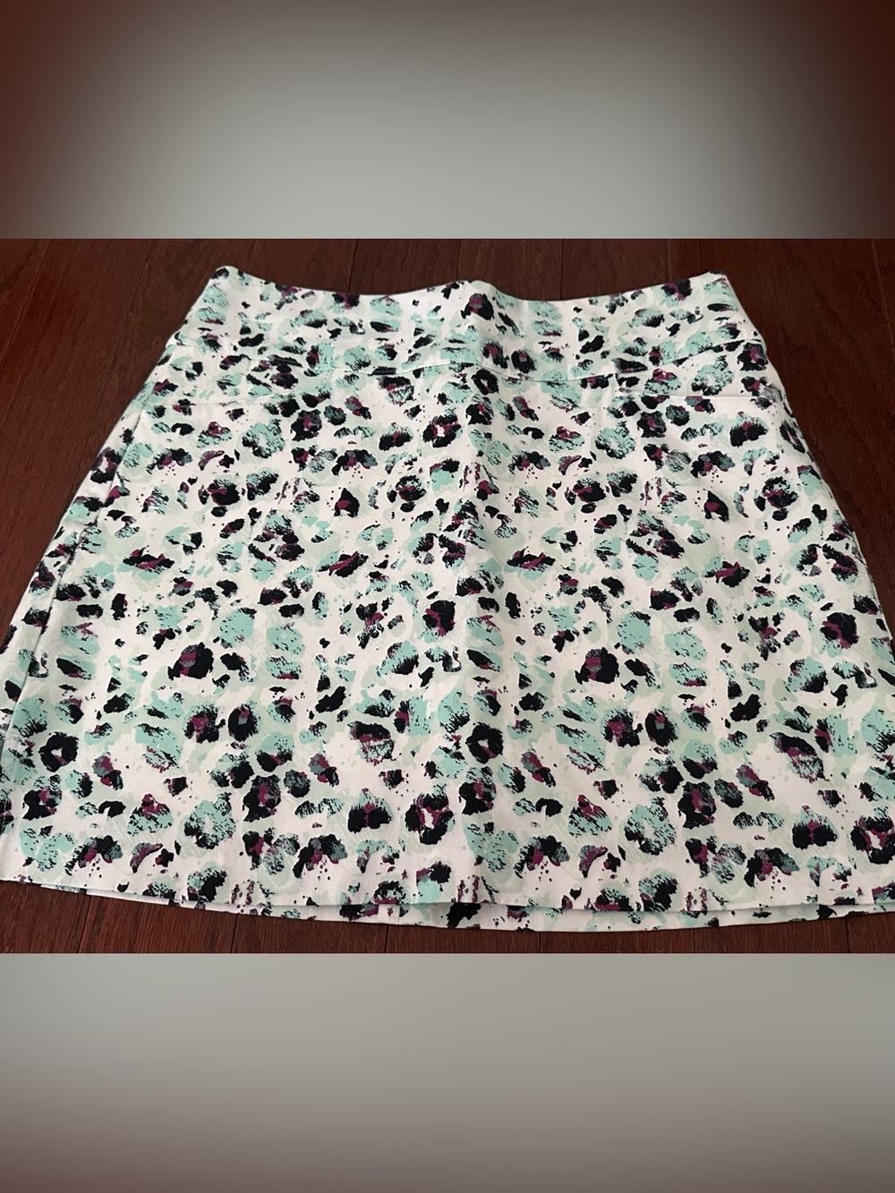Lady Hagen Mint, Black & Purple Abstract Golf Skort
